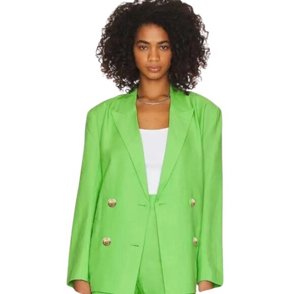 Steve Madden Baldwin Blazer in Green NWT Size Small - Picture 1 of 2